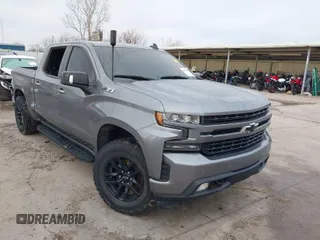 2021 Chevrolet Silverado 1500 RST with VIN 1GCUYEEL9MZ113053, listed as a IAAI auction lot 41486592 with 47,662 mi miles. Bid and sale history available at carsss.com. Image 1.