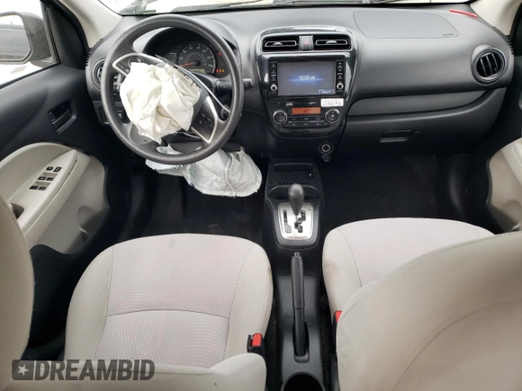 2020 Mitsubishi Mirage ES with VIN ML32F3FJ9LHF12652, listed as a Copart auction lot 53478045 with 64,844 mi miles and Salvage title. Bid and sale history available at DreamBid. Image 8.