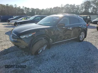 2010 Infiniti FX35 with VIN JN8AS1MW0AM853709, listed as a Copart auction lot 43435035 with 133,748 mi miles and Salvage Title. Bid and sale history available at carsss.com. Image 1.