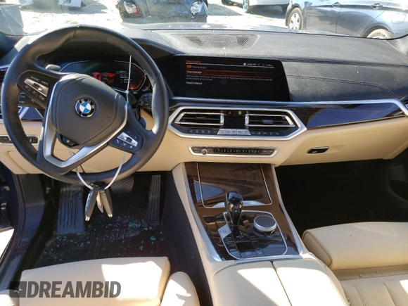 2021 BMW X5 xDrive40i with VIN 5UXCR6C02M9G43082, listed as a Copart auction lot 36675453 with 23,876 mi miles. Bid and sale history available at carsss.com. Image 8.