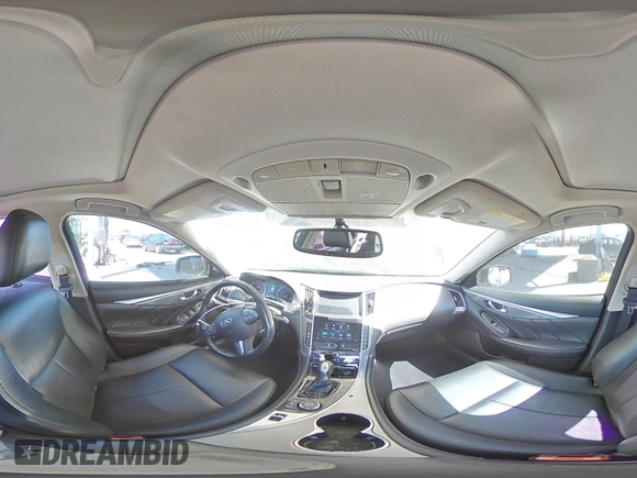 2016 Infiniti Q50 Premium with VIN JN1EV7AP0GM300476, listed as a Copart auction lot 50693634 with 116,025 mi miles and Salvage Title. Bid and sale history available at DreamBid. Image 13.