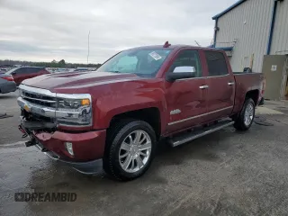 2016 Chevrolet Silverado 1500 High Country with VIN 3GCUKTEC7GG173343, listed as a Copart auction lot 86071504 with 124,675 mi miles and Salvage Title. Bid and sale history available at DreamBid. Image 1.