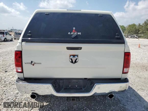 2016 Ram 1500 Lone Star with VIN 3C6RR6LT2GG288722, listed as a Copart auction lot 52795855 with 158,537 mi miles and Clean title. Bid and sale history available at DreamBid. Image 6.