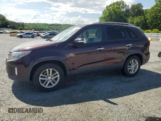 2015 Kia Sorento LX with VIN 5XYKT3A67FG562355, listed as a Copart auction lot 56797445 with 167,441 mi miles and Clean Title. Bid and sale history available at DreamBid. Image 1.