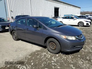 2014 Honda Civic Sedan LX with VIN 19XFB2F59EE232100, listed as a Copart auction lot 49853685 with 116,646 mi miles and Salvage Title. Bid and sale history available at carsss.com. Image 4.