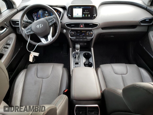 2020 Hyundai Santa Fe Limited with VIN 5NMS5CADXLH288529, listed as a Copart auction lot 40286833 with 9,933 mi miles and . Bid and sale history available at DreamBid. Image 8.