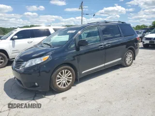 2015 Toyota Sienna XLE with VIN 5TDYK3DC4FS643797, listed as a Copart auction lot 55975385 with 61,882 mi miles and Salvage Title. Bid and sale history available at DreamBid. Image 1.