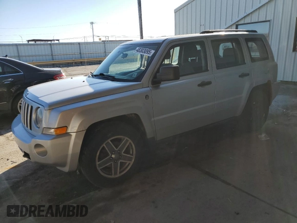 2010 Jeep Patriot Sport with VIN 1J4NF2GB4AD521492, listed as a Copart auction lot 48303095 with 0 mi miles and Salvage Title. Bid and sale history available at carsss.com. Image 1.