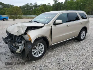 2014 Dodge Durango SXT with VIN 1C4RDHAG5EC286567, listed as a Copart auction lot 50382905 with 124,289 mi miles and Salvage Title. Bid and sale history available at carsss.com. Image 1.