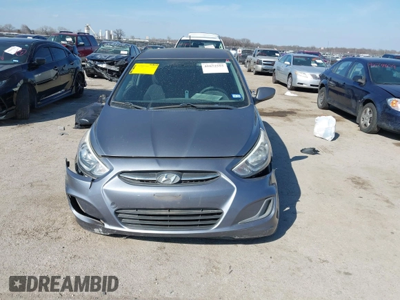 2016 Hyundai Accent SE with VIN KMHCT5AE8GU247843, listed as a IAAI auction lot 41672555 with 121,510 mi miles. Bid and sale history available at carsss.com. Image 12.