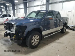 2013 Ford F-150 XL with VIN 1FTFW1ET1DKG51049, listed as a Copart auction lot 44202195 with 133,415 mi miles and Salvage Title. Bid and sale history available at carsss.com. Image 1.