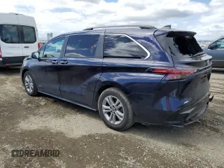 2021 Toyota Sienna XSE with VIN 5TDXSKFC1MS037700, listed as a Copart auction lot 56537175 with 62,411 mi miles and Salvage title. Bid and sale history available at DreamBid. Image 2.