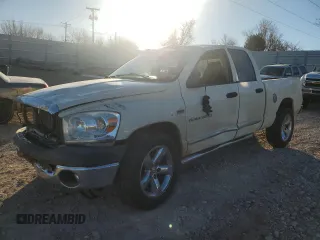 2007 Dodge Ram 1500 SLT with VIN 1D7HA18207J612768, listed as a Copart auction lot 42340525 with Not Provided miles and Salvage Title. Bid and sale history available at carsss.com. Image 1.