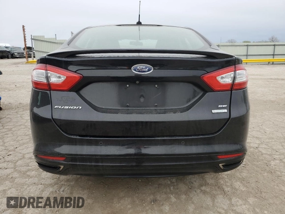 2016 Ford Fusion SE with VIN 3FA6P0H99GR133445, listed as a Copart auction lot 50791295 with 80,184 mi miles and Salvage title. Bid and sale history available at DreamBid. Image 6.