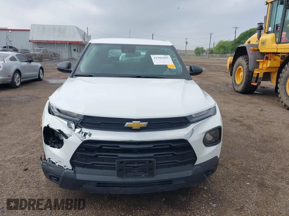 2021 Chevrolet TrailBlazer LS with VIN KL79MMS25MB164174, listed as a IAAI auction lot 41901665 with 46,446 mi miles and . Bid and sale history available at DreamBid. Image 12.