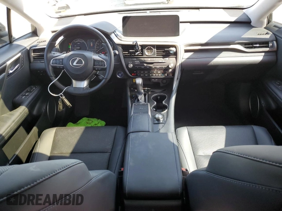 2022 Lexus RX with VIN JTJHGKFAXN2022736, listed as a Copart auction lot 53705284 with 24,642 mi miles and Salvage Title. Bid and sale history available at carsss.com. Image 8.