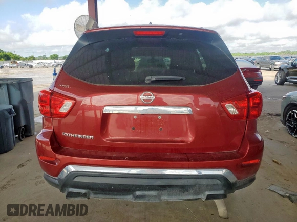 2017 Nissan Pathfinder S with VIN 5N1DR2MN7HC672605, listed as a Copart auction lot 57998845 with 105,434 mi miles and Clean title. Bid and sale history available at DreamBid. Image 6.