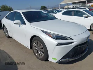 2021 Toyota Mirai XLE with VIN JTDAAAAA3MA002999, listed as a IAAI auction lot 42609231 with 58,331 mi miles and . Bid and sale history available at DreamBid. Image 1.