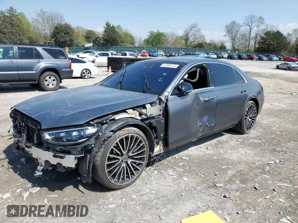2022 Mercedes-Benz S 580 с VIN W1K6G7GB4NA106528, выставлен на аукционе Copart как лот 52556115 с пробегом 39 827 миль миль и Списание • Salvage title. История ставок и продаж доступна на DreamBid. Изображение 1.
