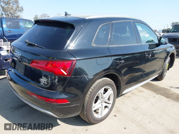2018 Audi Q5 Premium with VIN WA1ANAFY7J2232619, listed as a IAAI auction lot 42087878 with 39,535 mi miles and . Bid and sale history available at DreamBid. Image 4.