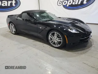 2019 Chevrolet Corvette 3LT with VIN 1G1YF3D73K5117449, listed as a Copart auction lot 82041944 with 53,554 mi miles and Salvage Title. Bid and sale history available at carsss.com. Image 4.
