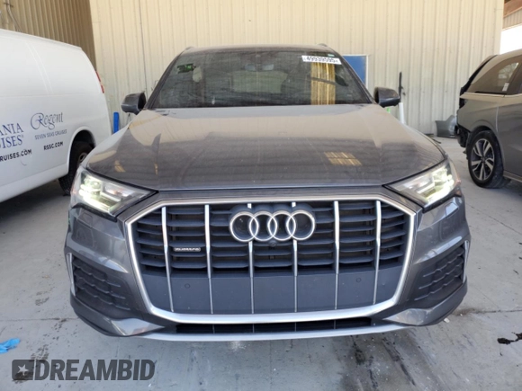 2021 Audi Q7 Premium with VIN WA1AJAF77MD029807, listed as a Copart auction lot 49939595 with 66,559 mi miles and Salvage title. Bid and sale history available at DreamBid. Image 5.