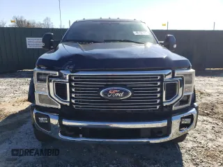 2022 Ford Super Duty F-450 DRW XL with VIN 1FT8W4DT9NEE32836, listed as a Copart auction lot 48166785 with 55,679 mi miles and Salvage Title. Bid and sale history available at carsss.com. Image 5.