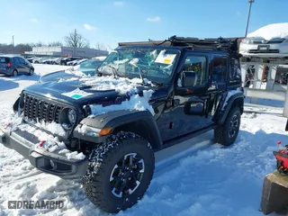 2024 Jeep Wrangler Rubicon with VIN 1C4PJXFG7RW357260, listed as a IAAI auction lot 40819801 with 3,890 mi miles. Bid and sale history available at carsss.com. Image 21.