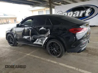 2022 Mercedes-Benz GLE 53 AMG with VIN 4JGFD6BBXNA787133, listed as a Copart auction lot 55322535 with 50,270 mi miles and Salvage title. Bid and sale history available at DreamBid. Image 2.
