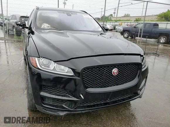 2018 Jaguar F-Pace 25t Premium with VIN SADCJ2FXXJA252400, listed as a Copart auction lot 55306745 with Not provided miles and Salvage title. Bid and sale history available at DreamBid. Image 14.