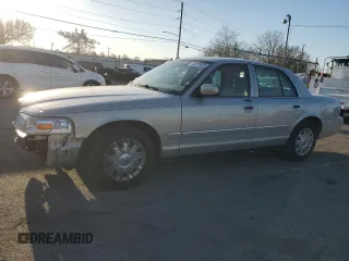 2008 Mercury Grand Marquis GS with VIN 2MEFM74V88X630020, listed as a Copart auction lot 49023925 with 115,286 mi miles and Salvage Title. Bid and sale history available at DreamBid. Image 1.