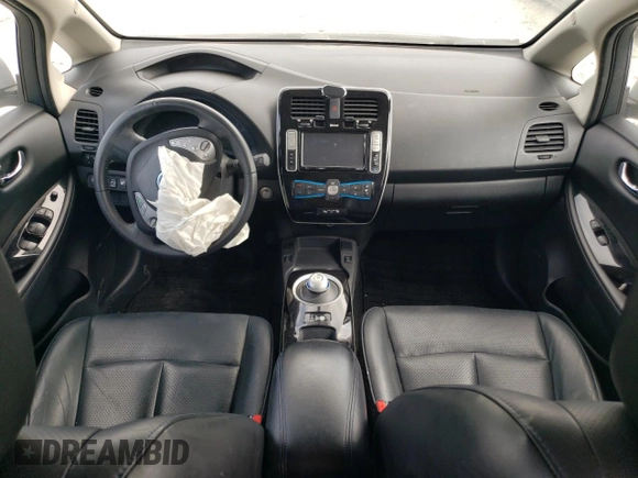 2015 Nissan LEAF SV with VIN 1N4AZ0CP3FC320333, listed as a Copart auction lot 62430113 with 54,127 mi miles. Bid and sale history available at carsss.com. Image 8.