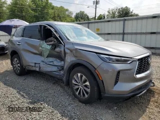 2022 Infiniti QX60 Pure with VIN 5N1DL1ES5NC338231, listed as a Copart auction lot 60042735 with 37,945 mi miles and Salvage title. Bid and sale history available at DreamBid. Image 4.