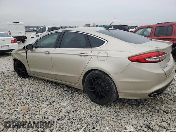 2017 Ford Fusion SE z VIN 3FA6P0H97HR166462, wystawiony jako Copart lot #86265204 z przebiegiem 65 707 mil mil oraz Szkoda całkowita • Salvage title. Historia ofert i sprzedaży dostępna na DreamBid. Obrazek 2.