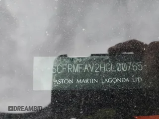 2017 Aston Martin DB11 z VIN SCFRMFAV2HGL00765, wystawiony jako Copart lot #87010474 z przebiegiem Nie podano mil oraz Nie do naprawy. Historia ofert i sprzedaży dostępna na DreamBid. Obrazek 12.