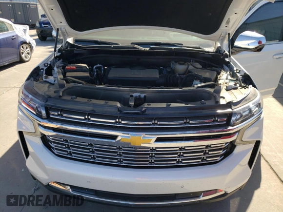 2023 Chevrolet Tahoe Premier with VIN 1GNSCSKD6PR119132, listed as a Copart auction lot 74594664 with 27,716 mi miles and Salvage title. Bid and sale history available at DreamBid. Image 12.