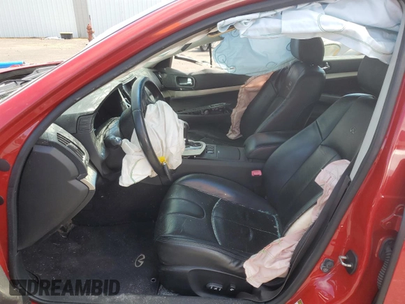 2008 Infiniti G35 x with VIN JNKBV61F88M252453, listed as a Copart auction lot 61467724 with 167,241 mi miles and Salvage Title. Bid and sale history available at DreamBid. Image 7.