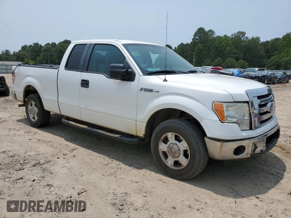 2011 Ford F-150 XL with VIN 1FTEX1CM7BFB14518, listed as a Copart auction lot 59216615 with 163,625 mi miles and Salvage title. Bid and sale history available at DreamBid. Image 4.