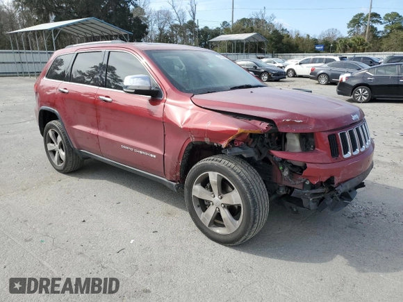 2014 Jeep Grand Cherokee Limited with VIN 1C4RJFBG9EC407418, listed as a Copart auction lot 45313435 with 141,952 mi miles and Salvage Title. Bid and sale history available at carsss.com. Image 4.