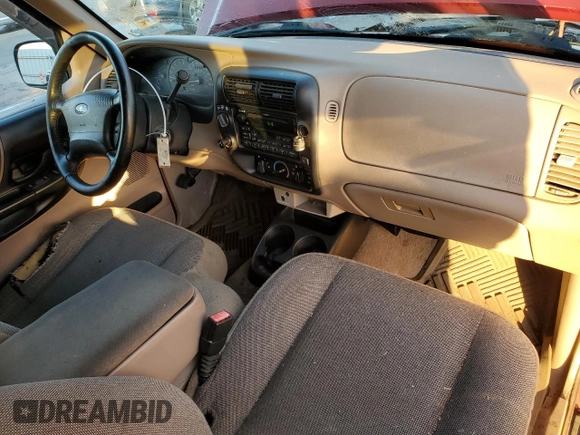2001 Ford Ranger XL Fleet with VIN 1FTZR15E21TA68842, listed as a Copart auction lot 52757145 with 151,730 mi miles and Non Repairable. Bid and sale history available at DreamBid. Image 8.