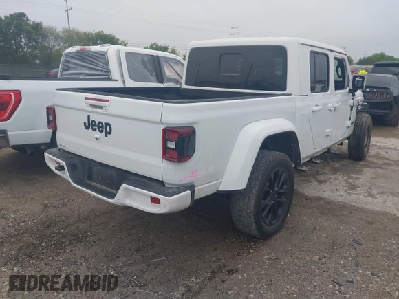 2023 Jeep Gladiator Overland z VIN 1C6HJTFGXPL522706, wystawiony jako IAAI lot #41923655 z przebiegiem 33 010 mil mil oraz . Historia ofert i sprzedaży dostępna na DreamBid. Obrazek 4.