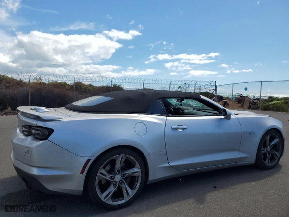 2019 Chevrolet Camaro 2SS with VIN 1G1FH3D74K0115546, listed as a Copart auction lot 77235704 with 64,243 mi miles and Clean Title. Bid and sale history available at carsss.com. Image 3.