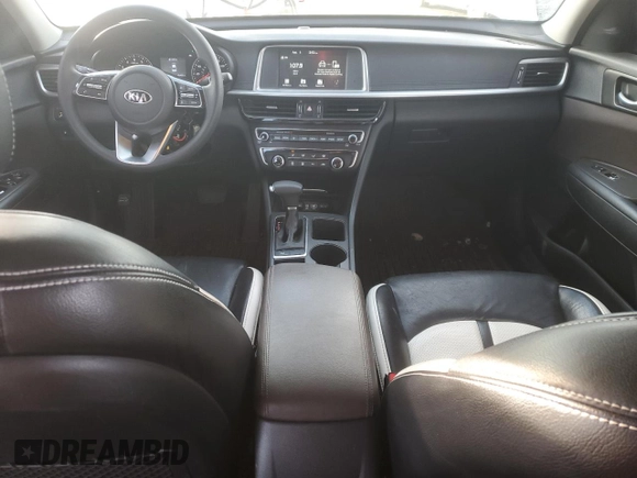 2019 Kia Optima LX with VIN 5XXGT4L32KG364232, listed as a Copart auction lot 43772845 with 45,402 mi miles and Salvage Title. Bid and sale history available at DreamBid. Image 8.