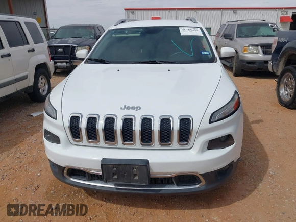 2016 Jeep Cherokee Limited with VIN 1C4PJLDB4GW233315, listed as a IAAI auction lot 41788329 with 116,174 mi miles. Bid and sale history available at carsss.com. Image 12.