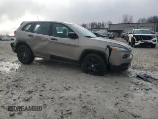 2016 Jeep Cherokee Sport with VIN 1C4PJMAB3GW331150, listed as a Copart auction lot 80757564 with 84,896 mi miles and Clean Title. Bid and sale history available at DreamBid. Image 4.