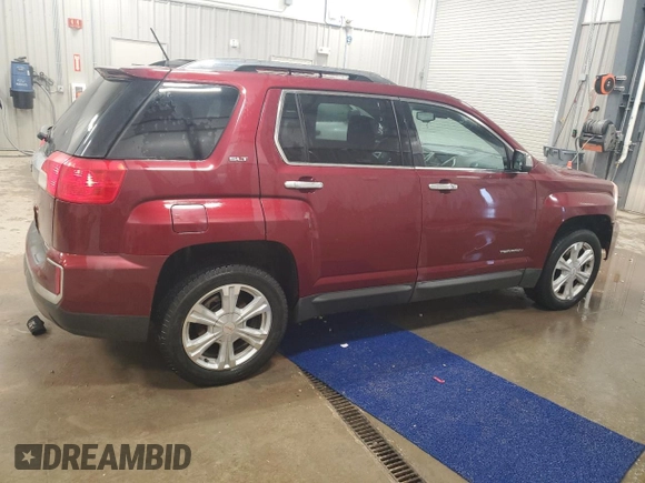 2017 GMC Terrain SLT with VIN 2GKFLUEK7H6106830, listed as a Copart auction lot 47206425 with 127,559 mi miles and Salvage Title. Bid and sale history available at DreamBid. Image 3.