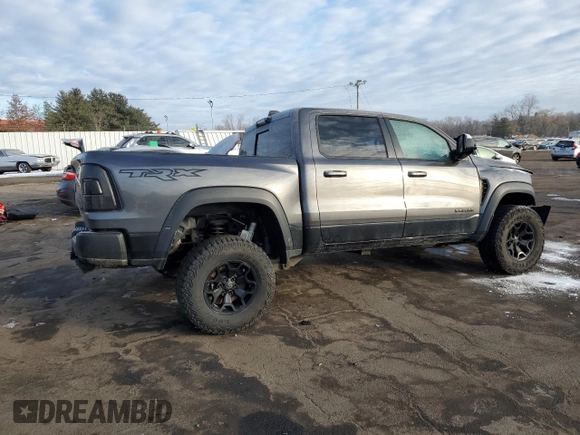 2022 Ram 1500 TRX with VIN 1C6SRFU94NN265242, listed as a Copart auction lot 42183075 with 20,580 mi miles and Salvage Title. Bid and sale history available at carsss.com. Image 3.