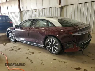 2022 Lucid Air Grand Touring z VIN 50EA1GBA5NA003618, wystawiony jako Copart lot #45682325 z przebiegiem Nie podano mil oraz Szkody całkowita. Historia ofert i sprzedaży dostępna na DreamBid. Obrazek 2.