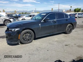 2023 BMW 3 Series 330i with VIN 3MW69FF02P8D57123, listed as a Copart auction lot 46105395 with 14,760 mi miles and Salvage Title. Bid and sale history available at carsss.com. Image 1.