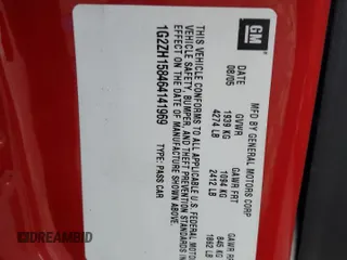 2006 Pontiac G6 GT with VIN 1G2ZH158464141969, listed as a Copart auction lot 72054534 with 136,017 mi miles and Salvage Title. Bid and sale history available at carsss.com. Image 12.